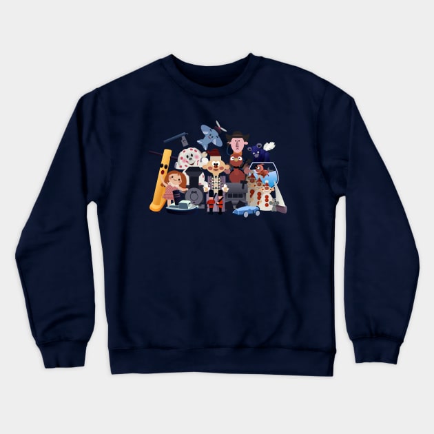 Misfit Menagerie Crewneck Sweatshirt by JPenfieldDesigns